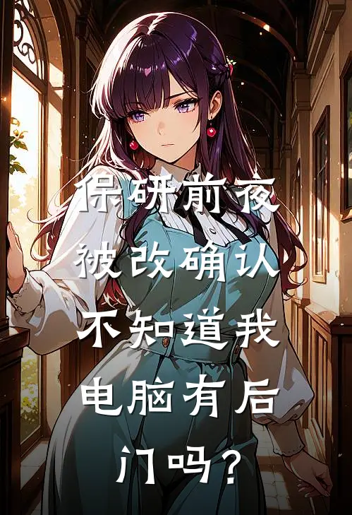 保研前夜被改确认，不知道我电脑有后门吗？