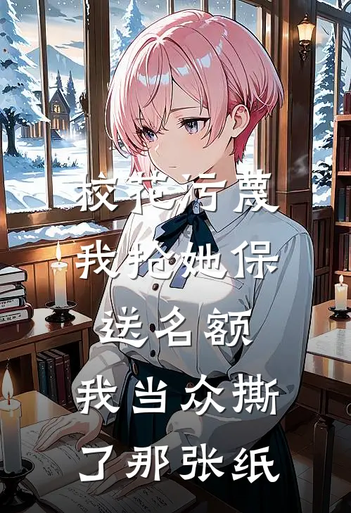 校花污蔑我抢她保送名额，我当众撕了那张纸
