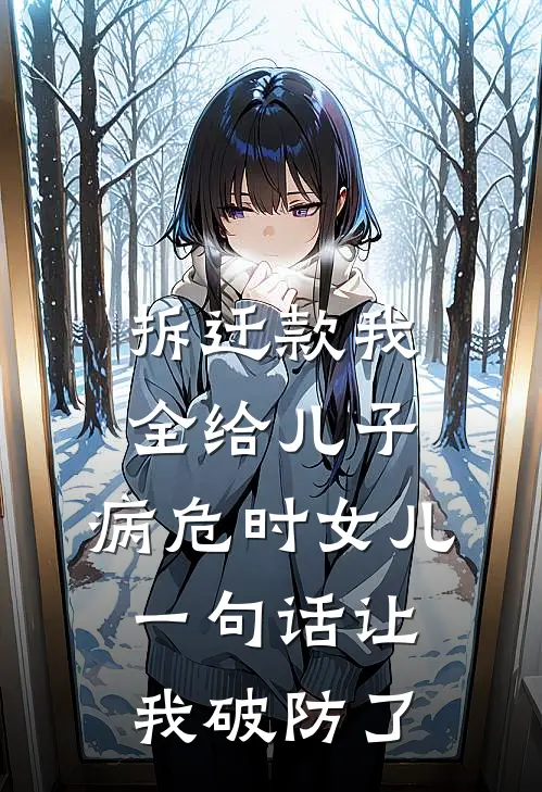 拆迁款我全给儿子，病危时女儿一句话让我破防了