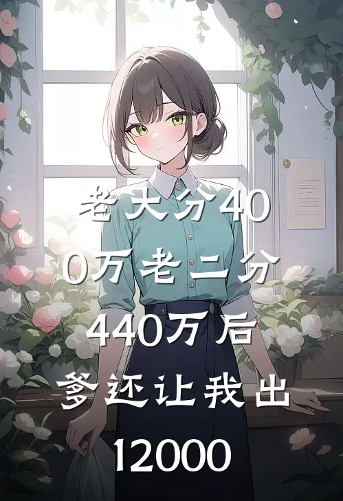 老大分400万老二分440万后，爹还让我出12000