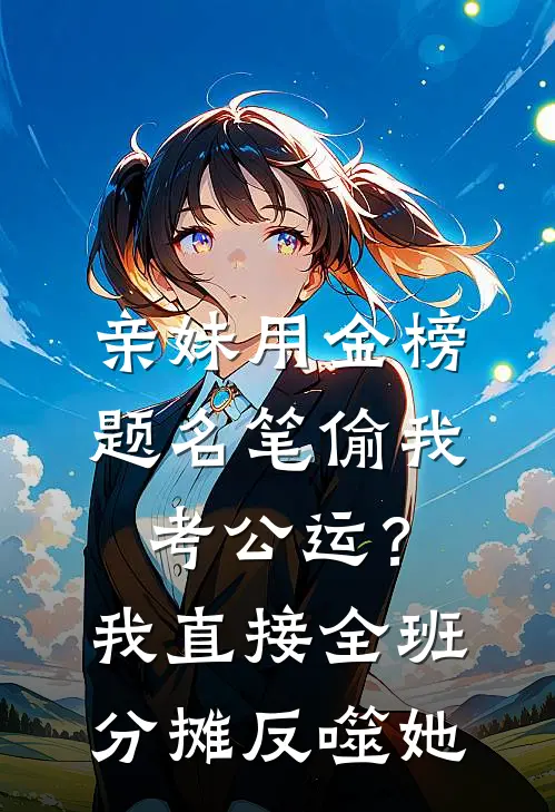 亲妹用金榜题名笔偷我考公运？我直接全班分摊反噬她